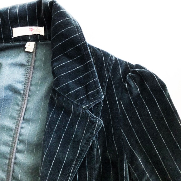 Joie Black Velvet Blazer Size S - Picture 6 of 8